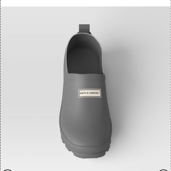 Women's size 8 Gardening Clog Boots - Smith & Hawken GRAY - Picture 2 of 4